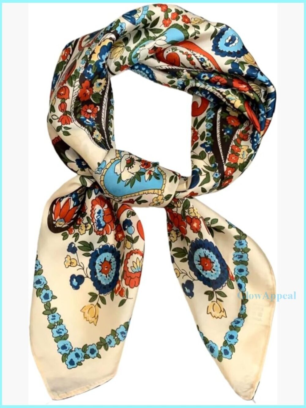 27.5 Inch Satin Scarf Lightweight Polyester Wrap Neck Head Scarf